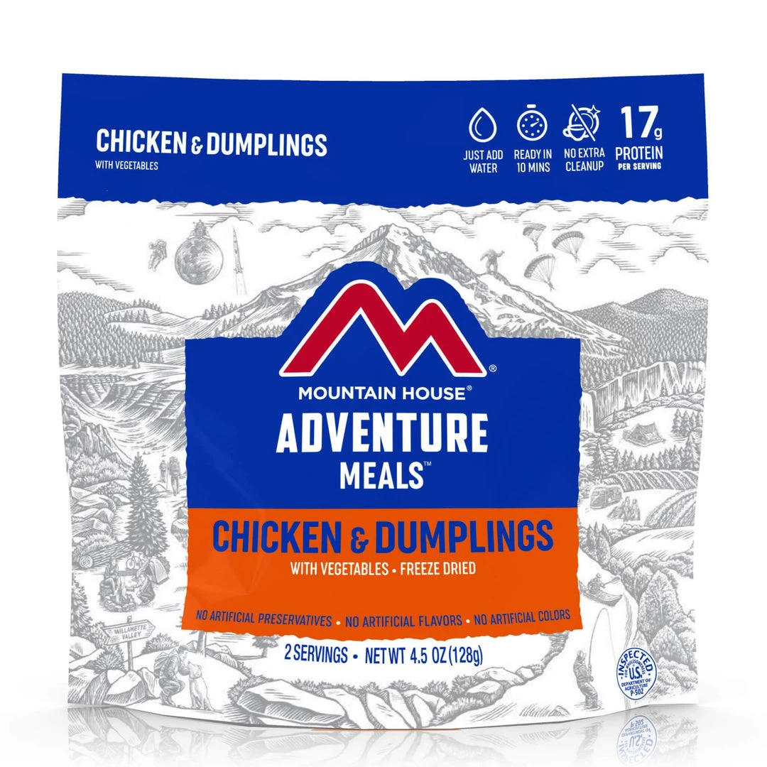 FOOD Mountain House Adventure Meal Chicken & Dumplings 3 FOOD Mountain House Adventure Meal Chicken & Dumplings