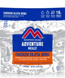 Mountain House Adventure Meal: Chicken Fajita Bowl