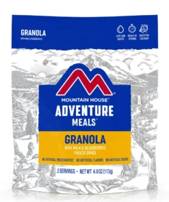 FOOD Mountain House Adventure Meal Granola W/ Milk & Blueberries