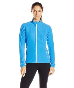 Adidas Outdoor Women's Hiking Reachout Fleece Jacket - (Ray Blue) CLEARANCE