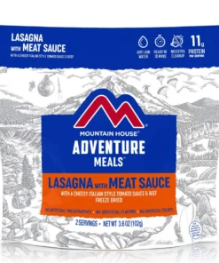 Mountain House Adventure Meal: Lasagna W/ Meat Sauce FOOD