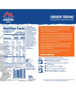 FOOD Mountain House Adventure Meal Chicken Teriyaki W/ Rice