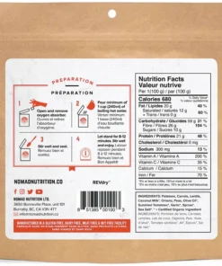 Liberty Mountain Nomad Nutrition Entrees FOOD