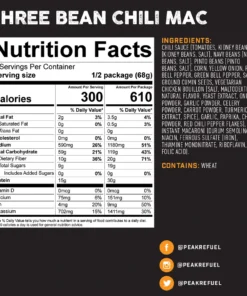 FOOD Peak Refuel: Three Bean Chili Mac