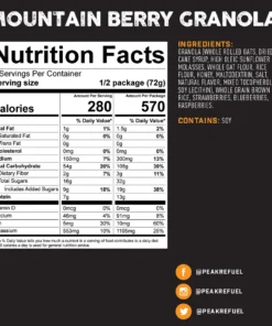 FOOD Peak Refuel: Mountain Berry Granola