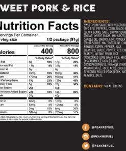 Peak Refuel: Sweet Pork & Rice