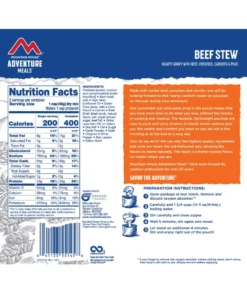 Mountain House Adventure Meal: Beef Stew FOOD
